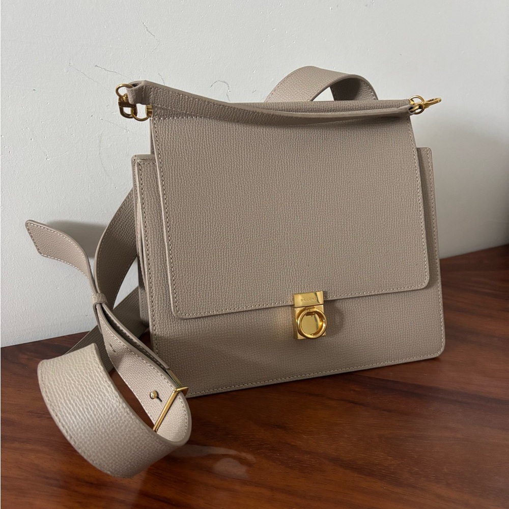 Polene Número Sept Taupe Crossbody Bag - Picture 12 of 12